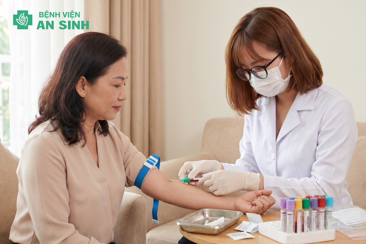 lấy mẫu xét nghiệm tại nhà